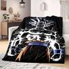 Dragon Ball Super Print Blanket Warm Comfortable Flannel Blanket Suitable for Bedrooms,Sofas,Beds,Chairs,Picnics,Travel