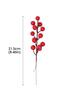 1-10 pièces Baies de Simulation de Noël 14 Baies Fleur Artificielle Fruit Cerisier Plantes Décoration Fête de Noël Maison Cadeau DIY