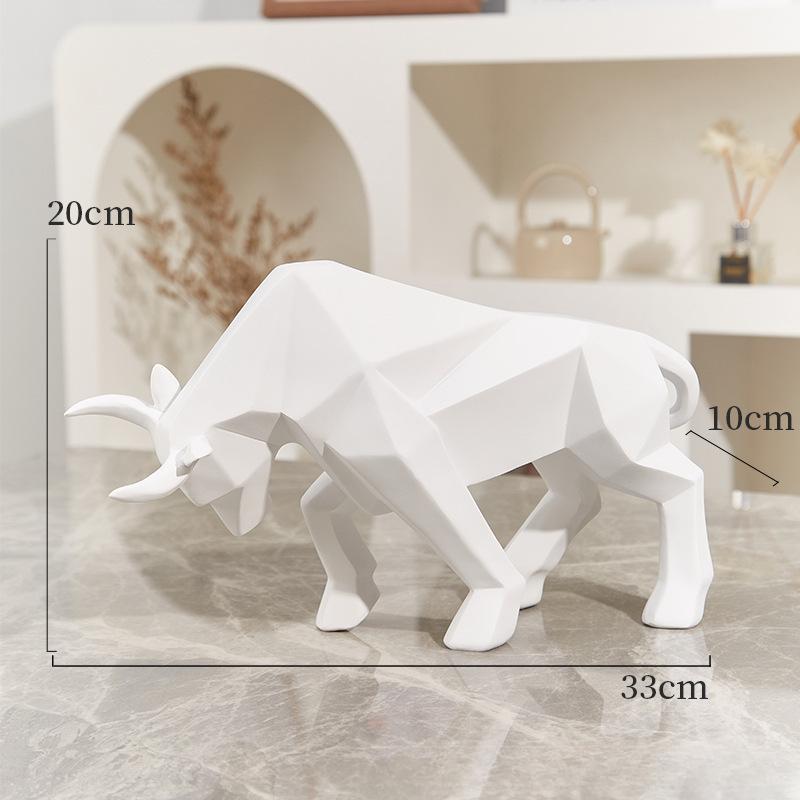 

Корова Орнамент Талисман Современный Простой Телевизионный Шкаф Офисное Украшение Изделия Из Смолы