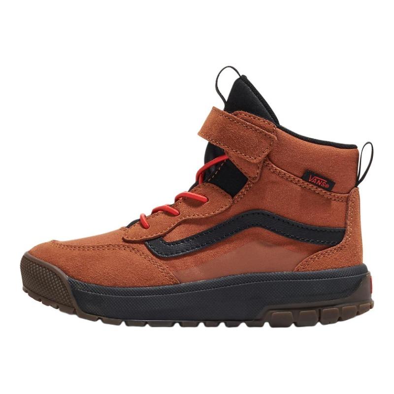 Vans MTE Mini Crest Comfort Versatile High-Top Casual Shoes For Kids Brown VN000D1MD87 32.5