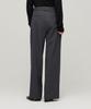MUSINSA STANDARD WOMAN Women'S Real Wide Belted Slacks [Gray]
