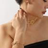 Fashion ladies earrings necklace bracelet