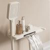 Hot Cold Modern Waterfall Shower Faucet Wall Mounted Handheld Shower Mixer Tap Waterfall Spout Bathtub Mixer Faucet