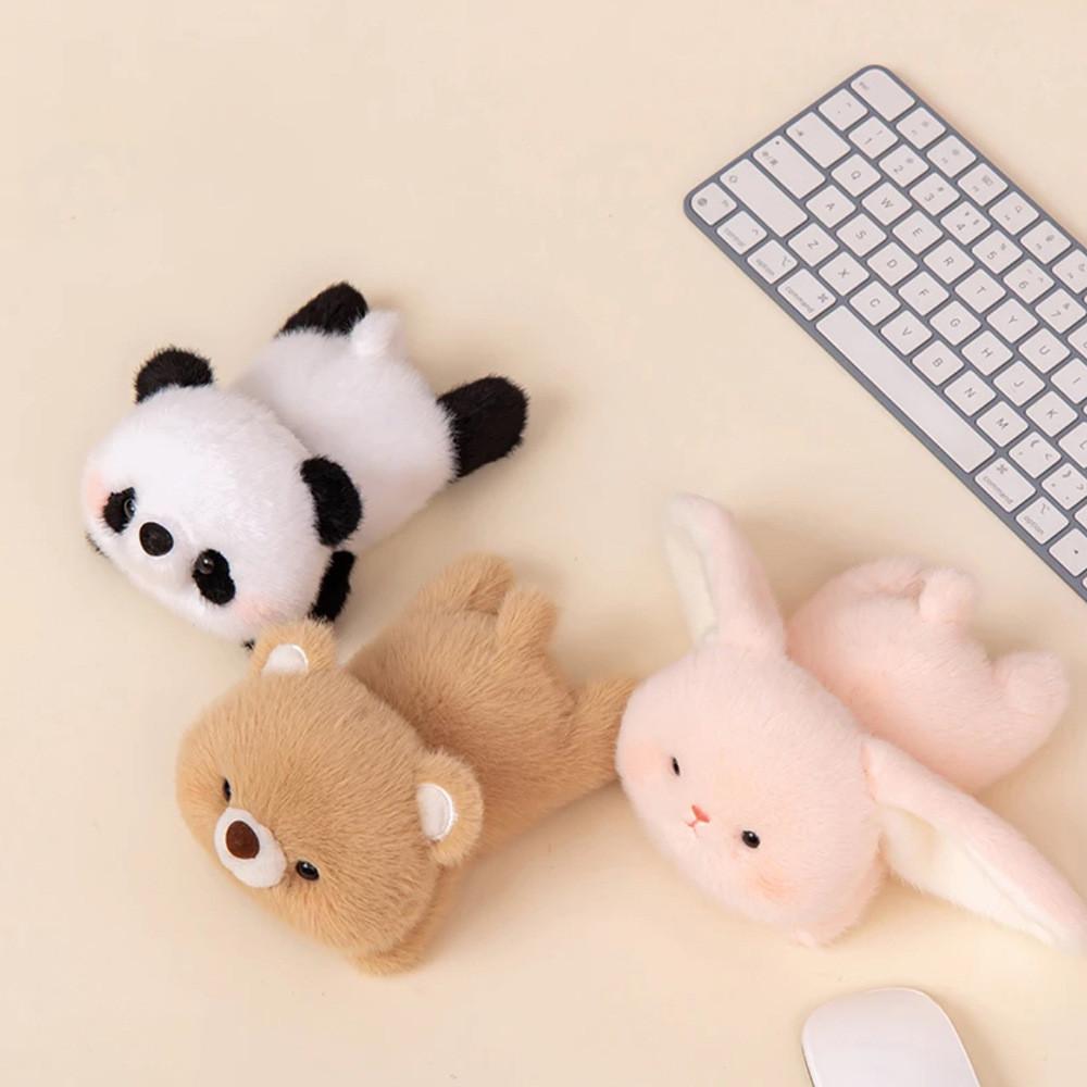 Adorable Pandas Elephants Rabbits Wrist Rest Cushion Pp Cotton Filling Gift Doll