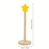 [Hair Accessory Organizer]Vintage Style Star Wooden Hair Accessory Organizer-for Headbands,Clips and Jewelry Display Rack,Hair Accessories Storage Box