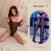 Night Listen Fragrance Lingerie: Sexy See-through Japanese Sling Bodysuit with Open Crotch, Swimsuit-style Pajamas