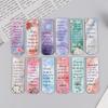 12Pcs Aesthetic Motivational Bible Quotes Paper Bookmarks Diy Students Readers Page Markers Library Office Page Marking
