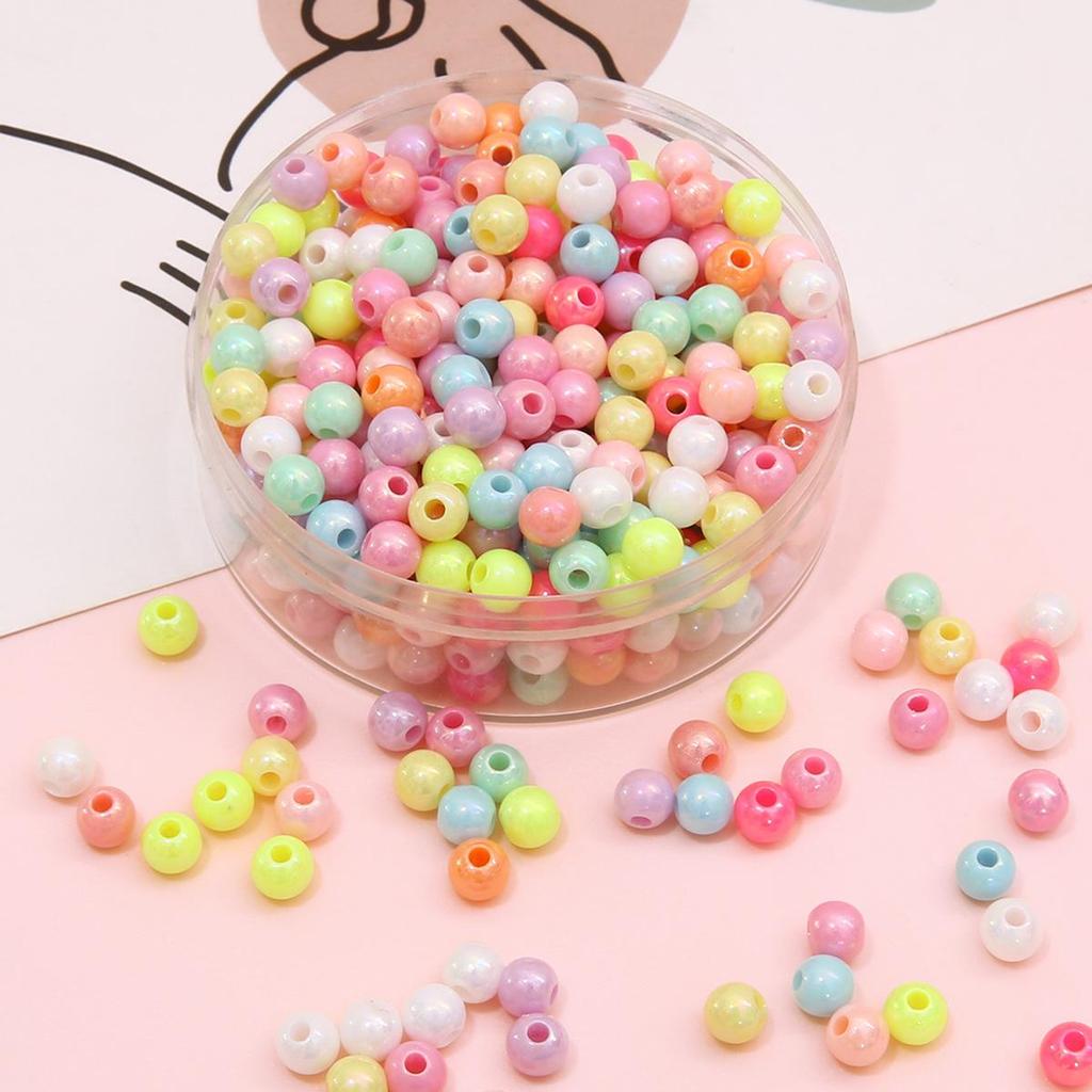 Colorful Loose Beads for DIY Bracelets, Phone Charms, Key Chains, and Jewelry Accessories