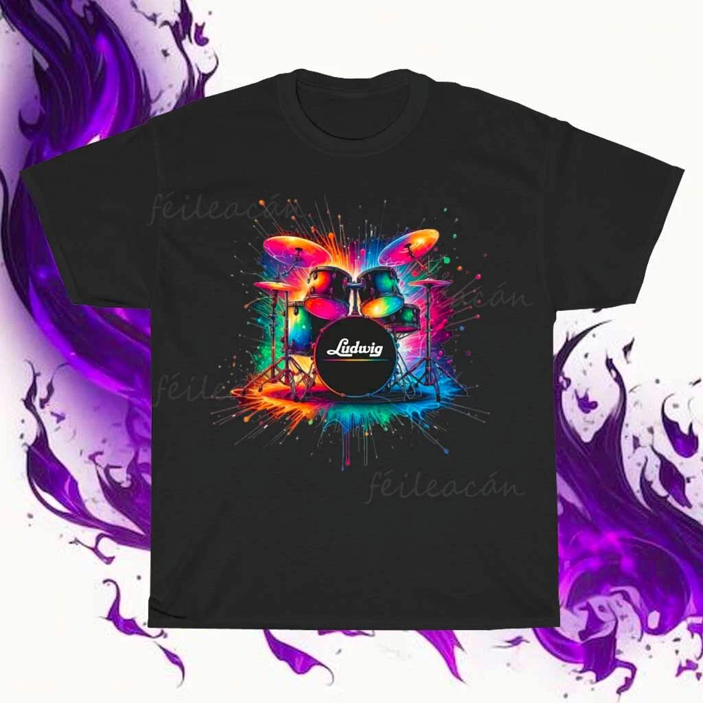 Brand New Ludwig Drums Logo American T-Shirt Funny Size S to 5XL 4XL