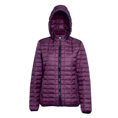 Womens/Ladies Honeycomb Padded Hooded Jacket