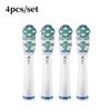 Clean For Oralb Generic Crossaction Electric Toothbrush Heads 1 Pack Of 4 White