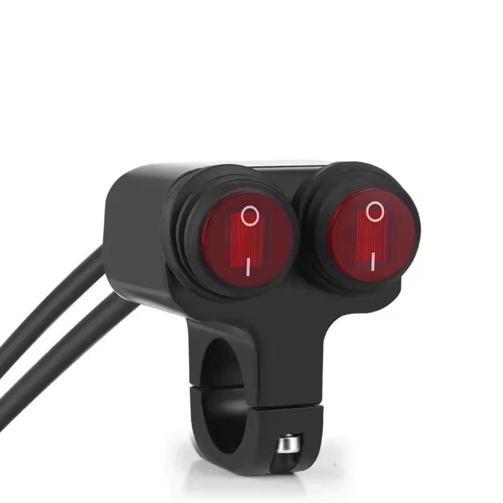 DC12V Handlebar Mount Switch Button Waterproof Headlight On/Off Switch  Fog Light