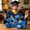 Explosion Gift Box 2026 Graduation Box, DIY Pop Up Money Holder Interactive Folding Bounce Cash Card for Grad Party Supplies