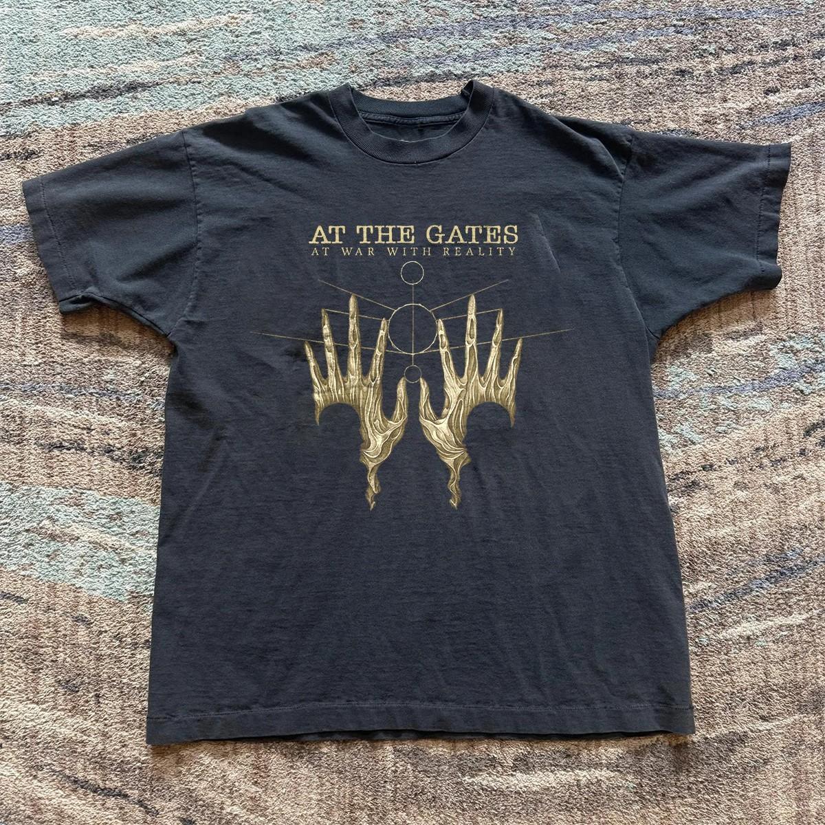 At The Gates At War With Reality Unisex Black T-shirt Size S-5XL S