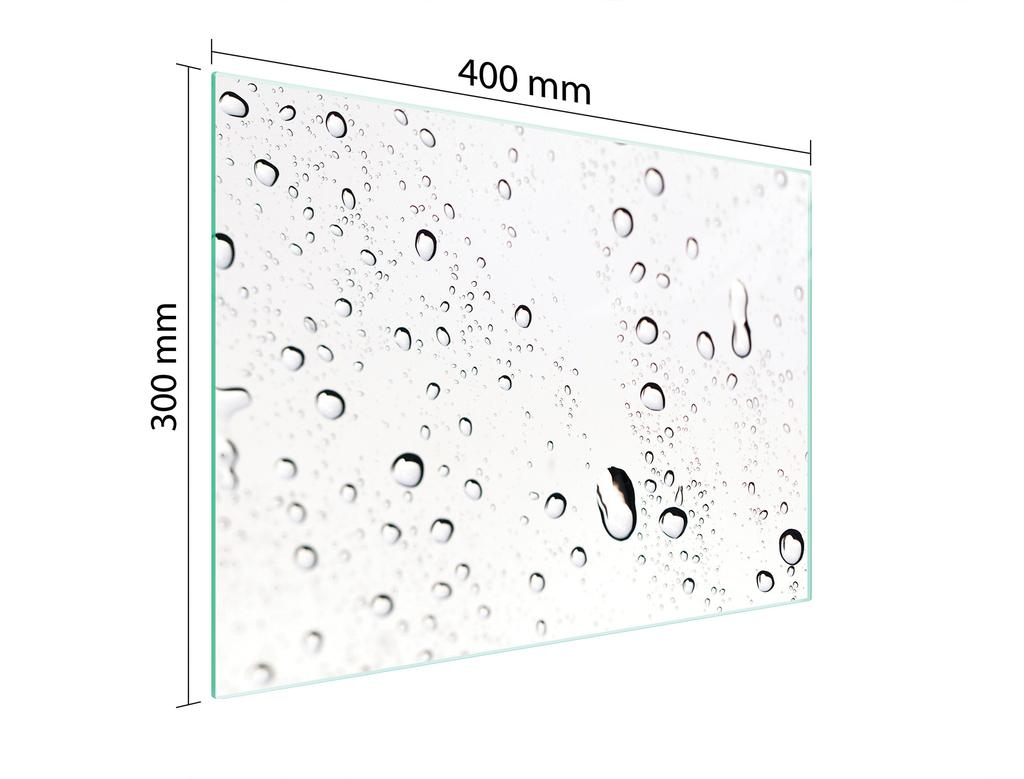 GLASSKÄRBRÄDA 40x30 DROPPAR