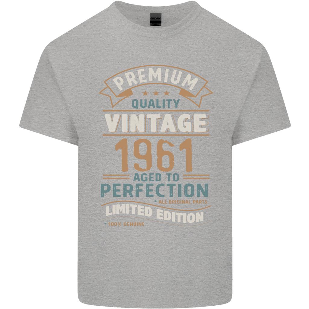 Premium Vintage 65th Birthday 1961 Unisexs Light Cotton TShirt