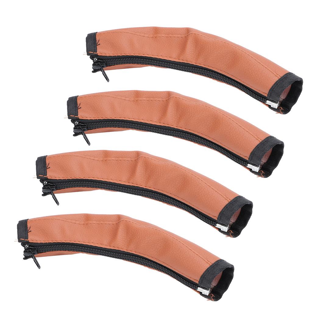 4pcs Stroller Handle Cover PU Lther Washable Baby Pram Handle Sve or with Stroller Accessories
