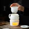 Yunyan White Porcelain Tea Warming Pot Set