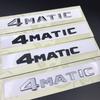 3D ABS Černá Stříbrná Logo 4MATIC Znak Odznak na blatník Odznak kufru pro příslušenství 4MATIC Stikcer