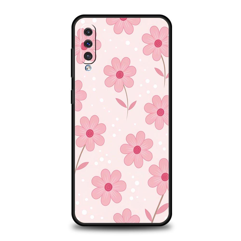 

Чехол для Samsung A56 A36 A26 A24 A12 A14 A16 A50 A70 A20E A22 A40 A34 A54 A42 A52 5G A04s A06 Стильный чехол с цветочным узором Galaxy A14 5G