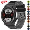 Sport Strap for Huami Amazfit T-rex3/pro Two-tone Silicone Strap for Amazfit T-rex Ultra/2ultra Replacement Bracelet Accessories