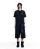 AAKAM Dirty Spray Bone Half Top (Black)