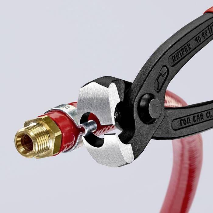 Knipex 10 99 i220, acier, plastique, rouge, 22 cm, 340 g