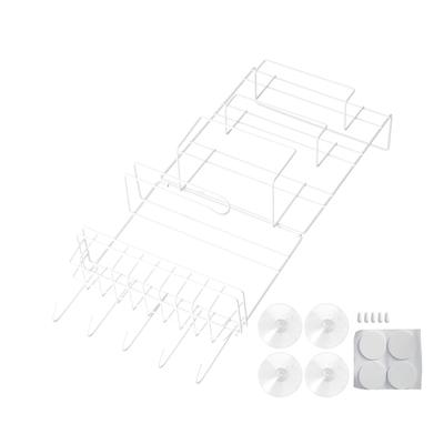 Refrigerator Storage Rack Iron Durable Side Wall Mounted Mini Fridge Organizer for Home Kitchen