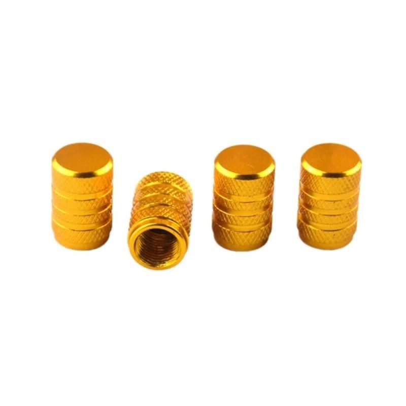 4Pcs Dustproof Aluminum Valve Caps Universal Tire Stem Covers For Car Truck Moto