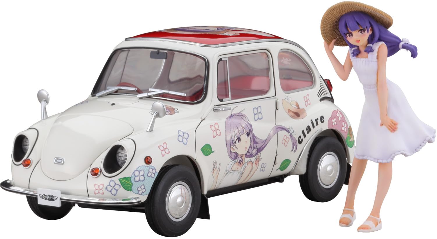 

Hasegawa Subaru 360 Deluxe Claire Frost Пластиковая модель SP648 1/24 с фигуркой (Машина)