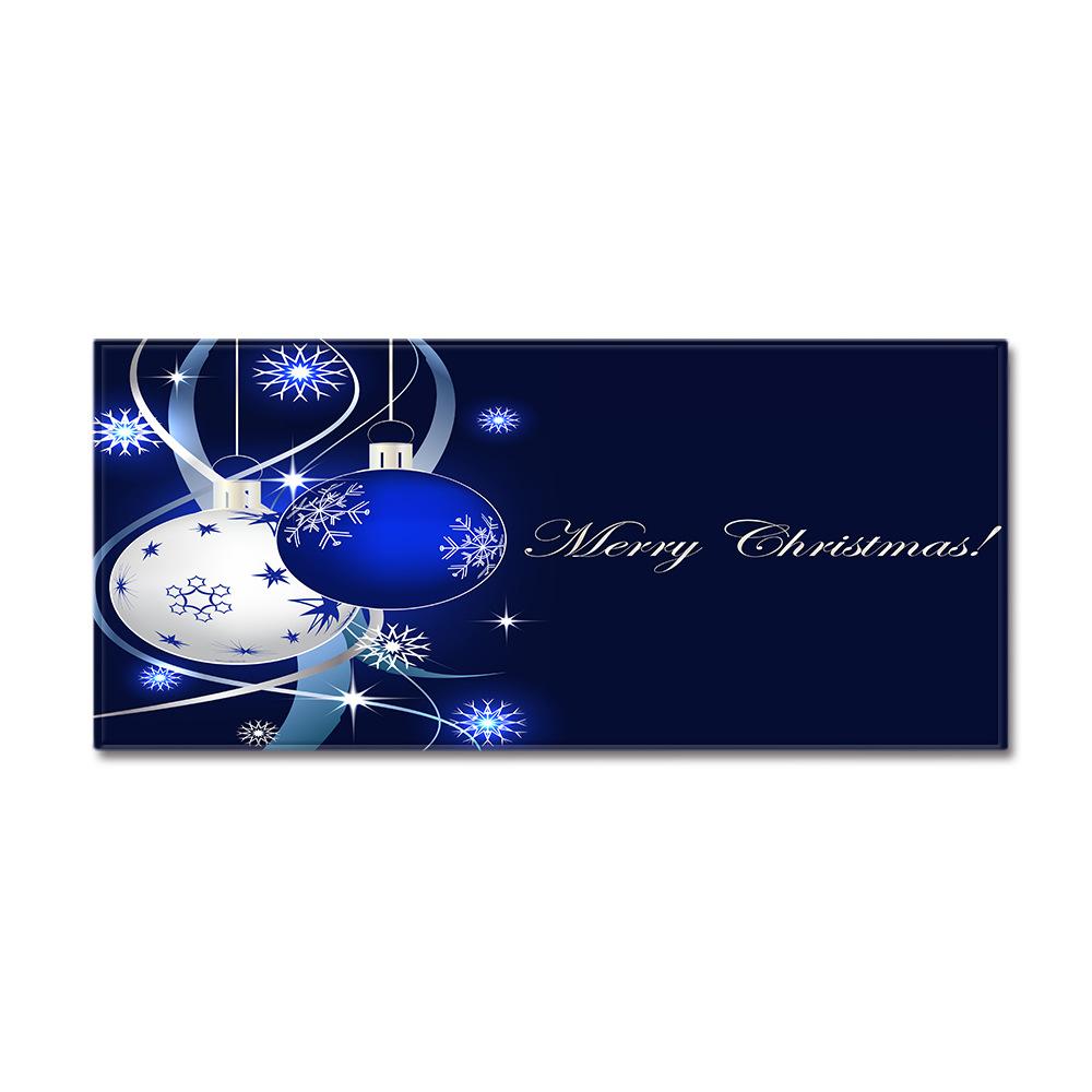 Christmas Household Bathroom Absorbent Non-Slip Mat Living Room Kitchen Sand Carpet Doormat Long Floor Mat