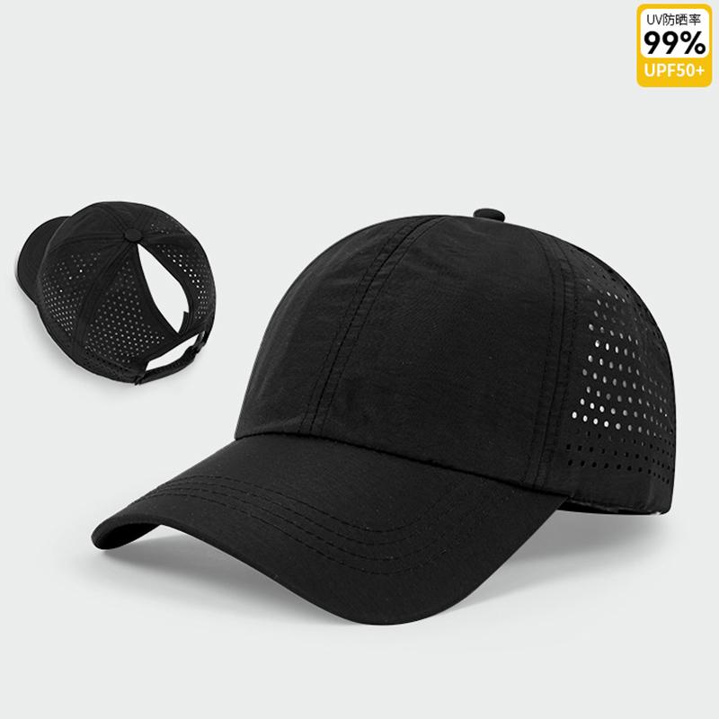Lightweight UV Protection Baseball Cap Women Summer Breathable Quick-drying Mesh Hats Woman Comfy Ponytail Opening Unisex Hat