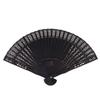 Vintage Hollow Carved Wooden Folding Hand Fan Chinese Style Bamboo Fan For Wedding Valentine'S Day Party Decor Summer Cooling