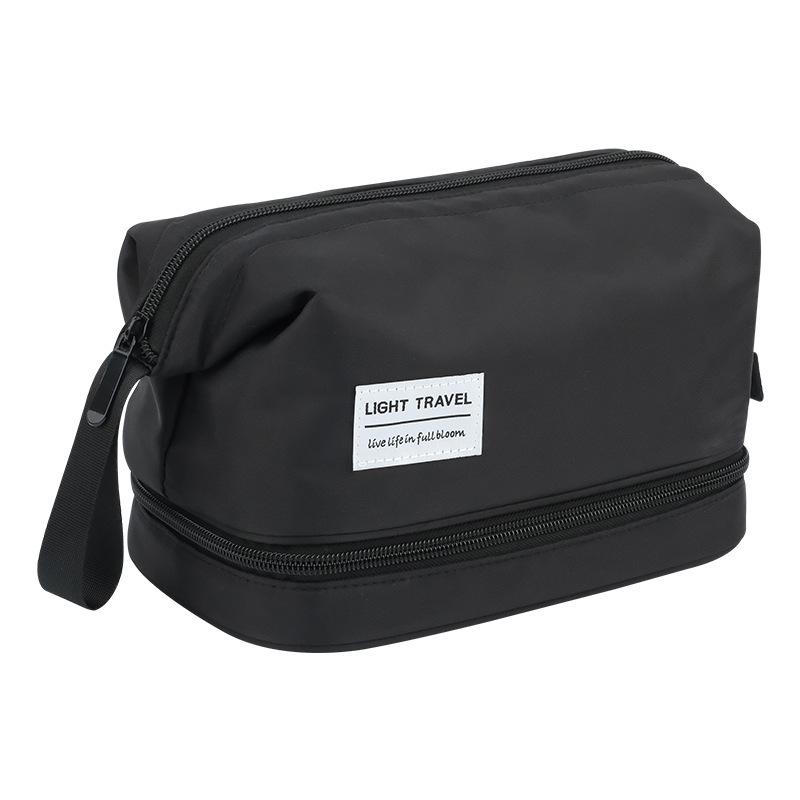 Large-capacity Double-layer Toiletry Bag, Dry and Wet Separation, Korean Cosmetic Storage Bag, Portable Cosmetic Bag