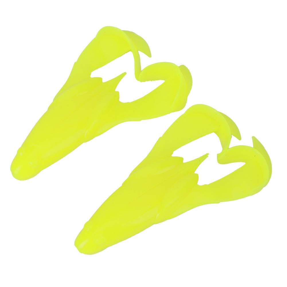 

2 шт. ПВХ Симуляция Искусственная Реалистичная Рыболовная Приманка Наживка Мягкий Червь Аксессуар 90 мм 4# флуоресцентный