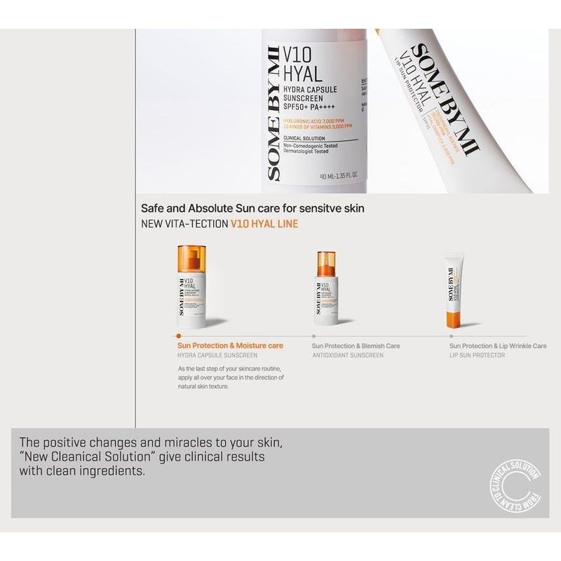 SOME BY MI - V10 Hyal Hydra Capsule Sunscreen