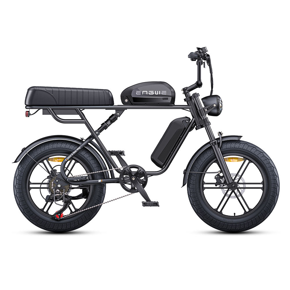 Engwe M1-D 250W 48V 28.6Ah Battery Dual Seat Electric Bicycle With Dual Suspension