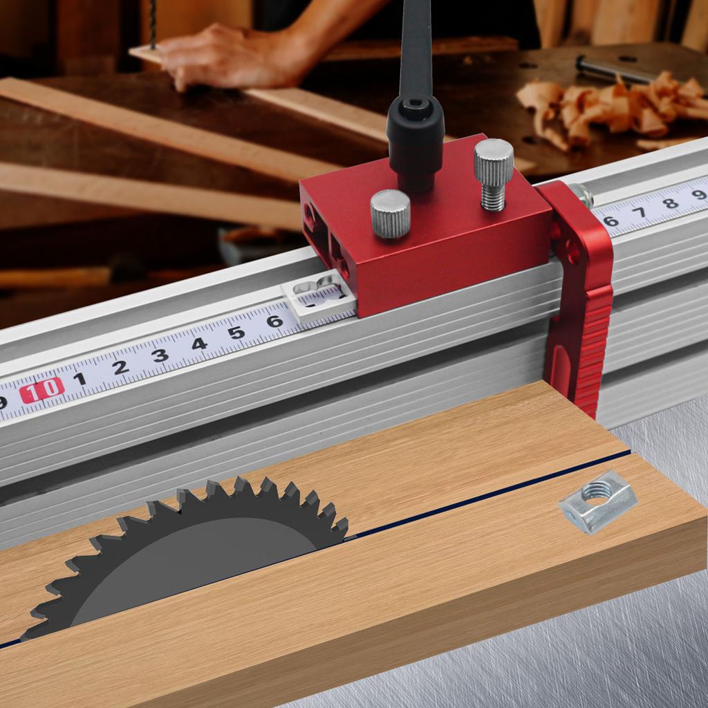 Fence Flip Stop Aluminum Alloy T Track Limit Stop Type 75 Accessory for Woodworking