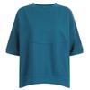 Shop   Women Round Neck Back BuTTon Loose FiT Round CuT ShorT Sleeve T shirT Rbe