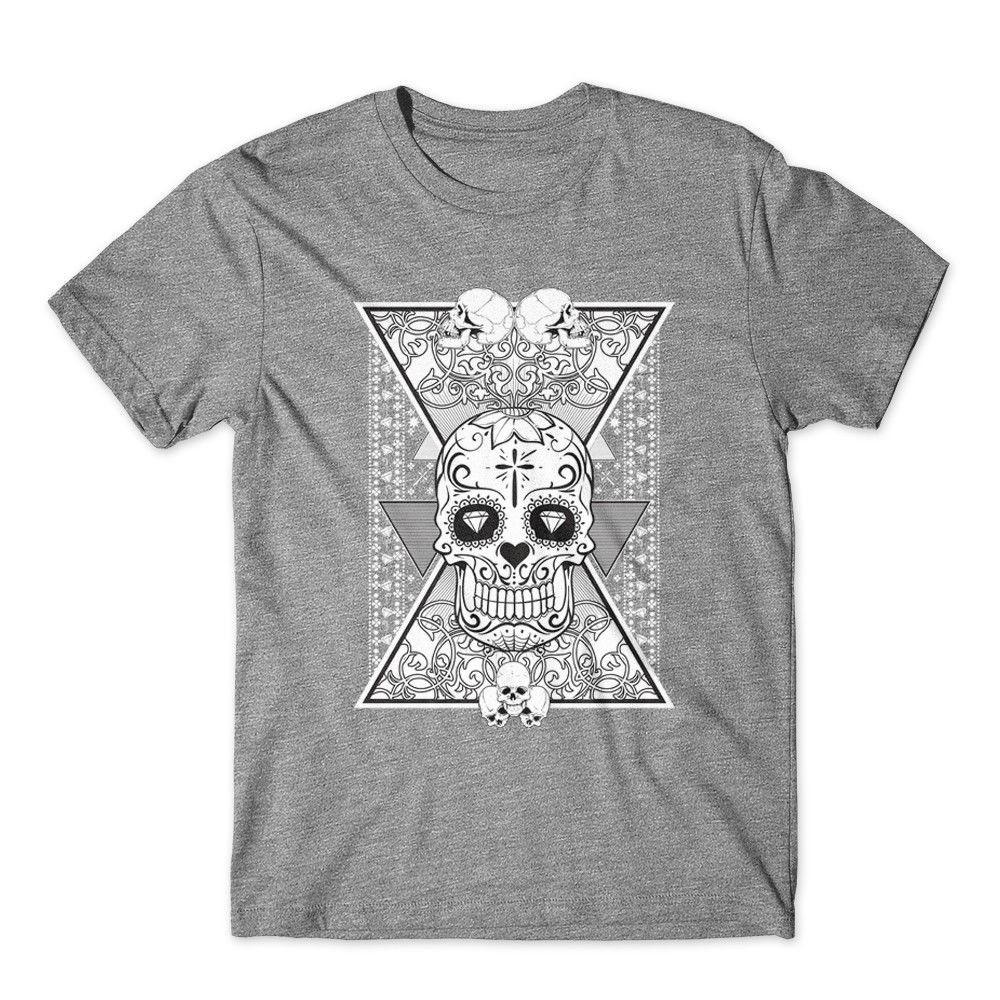 Sugar Skull T-Shirt. 100% Cotton Premium Tee New