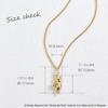 Disney Winnie the Pooh Pendant Necklace, Silver with Yellow Gold Plating and Cubic Zirconia, Gift, Special Case (VPCDS20315)