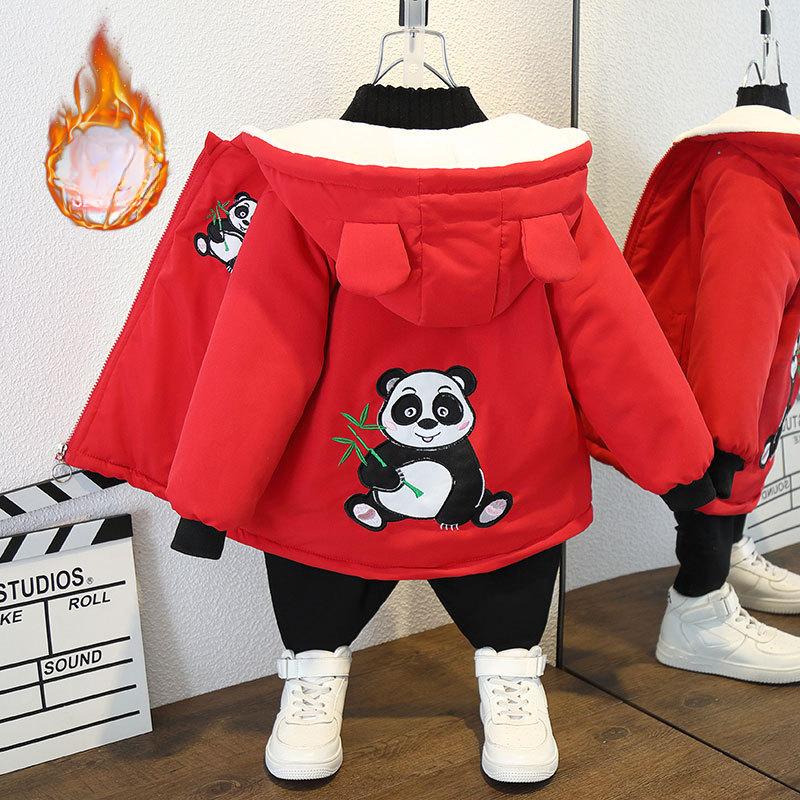 

Повседневное пальто для девочек 2025 года, осенне-зимнее детское флисовое утепленное пальто с хлопковой подкладкой 140cm