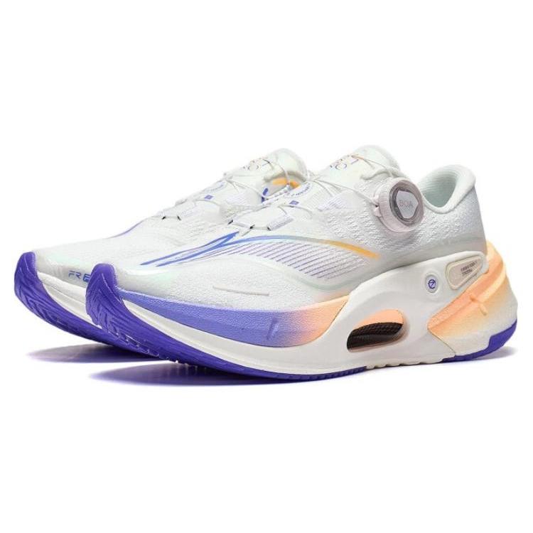 Li Ning Furious Rider 7.0 PRO V2 Casual Abrasion Resistant Low top Running Shoes Women's Ivory ARZT010-1