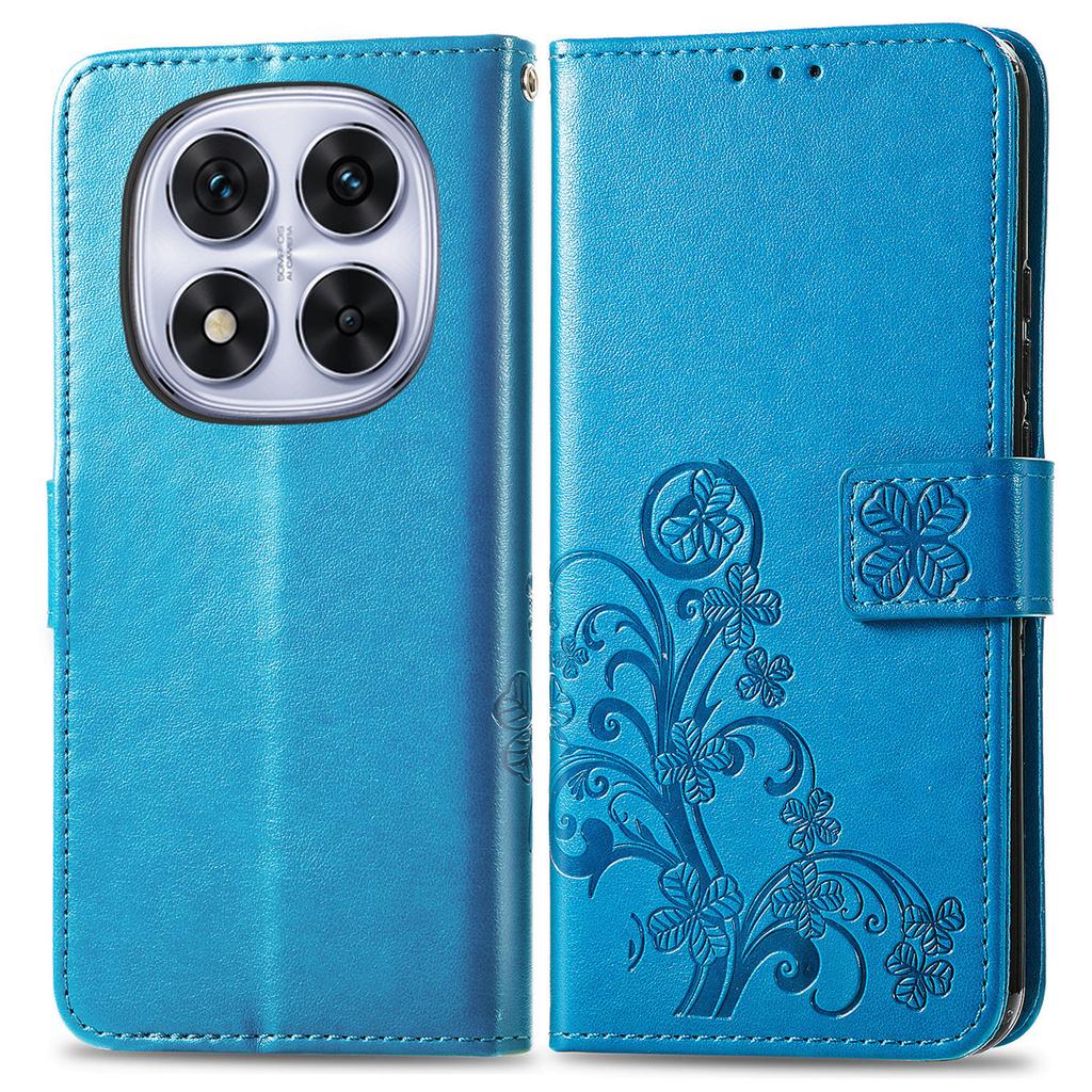 For Xiaomi Poco M8 Pro 5G/Redmi Note 15 Pro+ 5G (Global) Leather Case Four-Leaf Clover Wallet Phone Cover