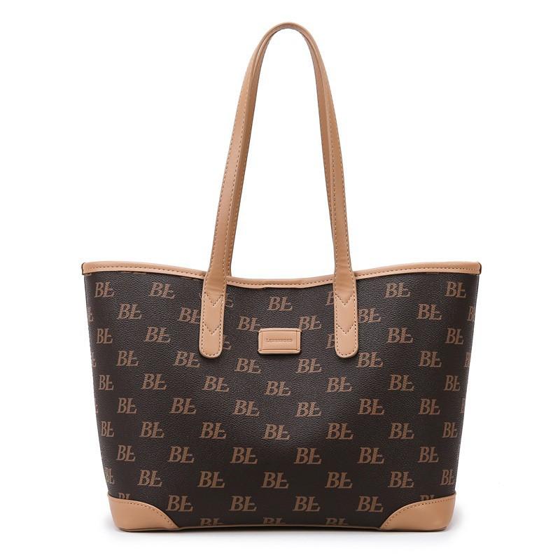 Tote Bag, High-End Bag, Women'S Fashion Printed Shoulder Bag, Large-Capacity Versatile Commuter Bag