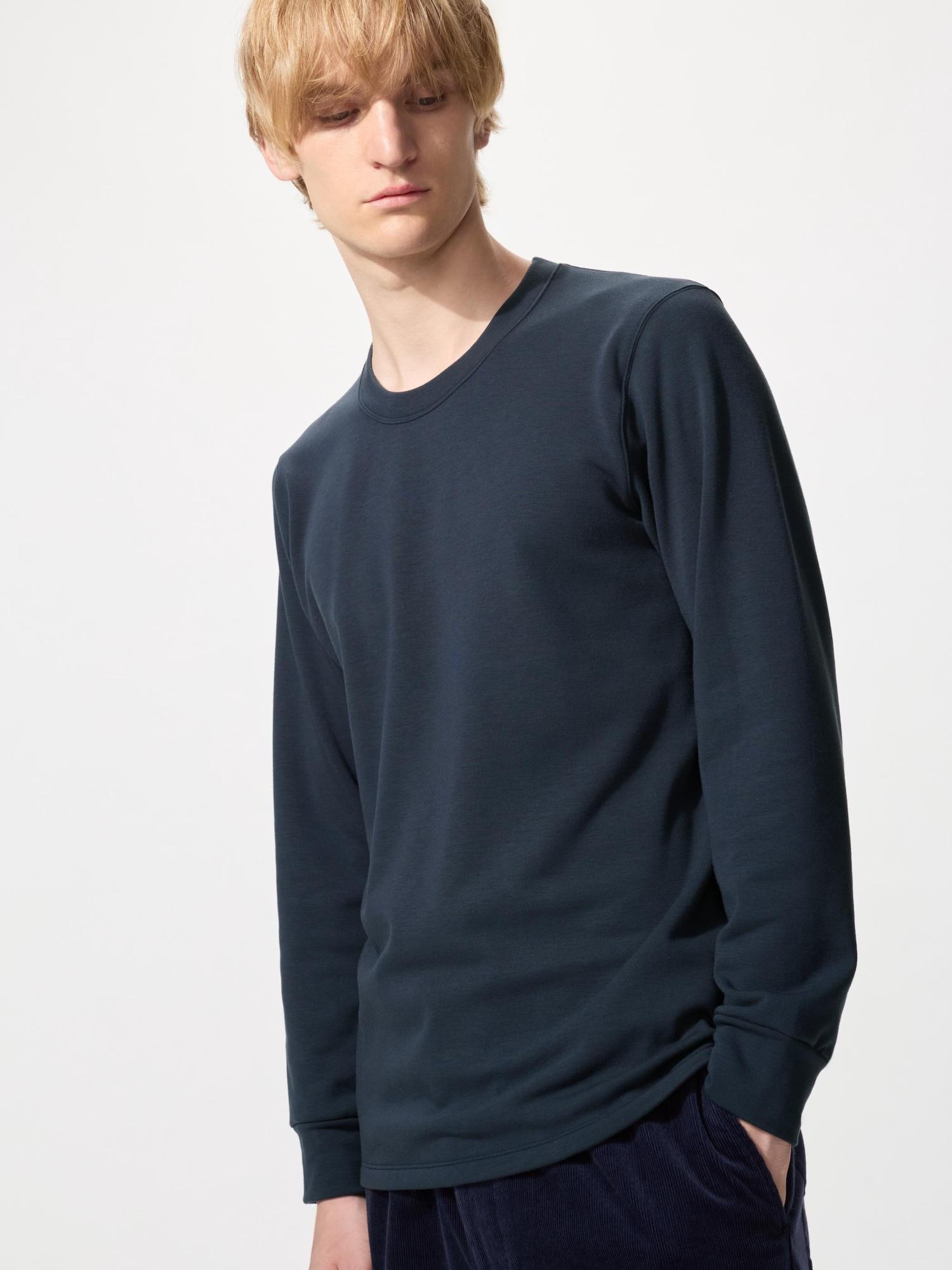 

Uniqlo HeaTTech Ultra Warm Crewneck T с длинным рукавом 69 NAVY/MEN 4XL