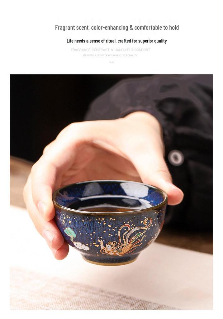Dunhuang Creative Flying Apsaras Kiln Tea Set - Home & Office Gift Box
