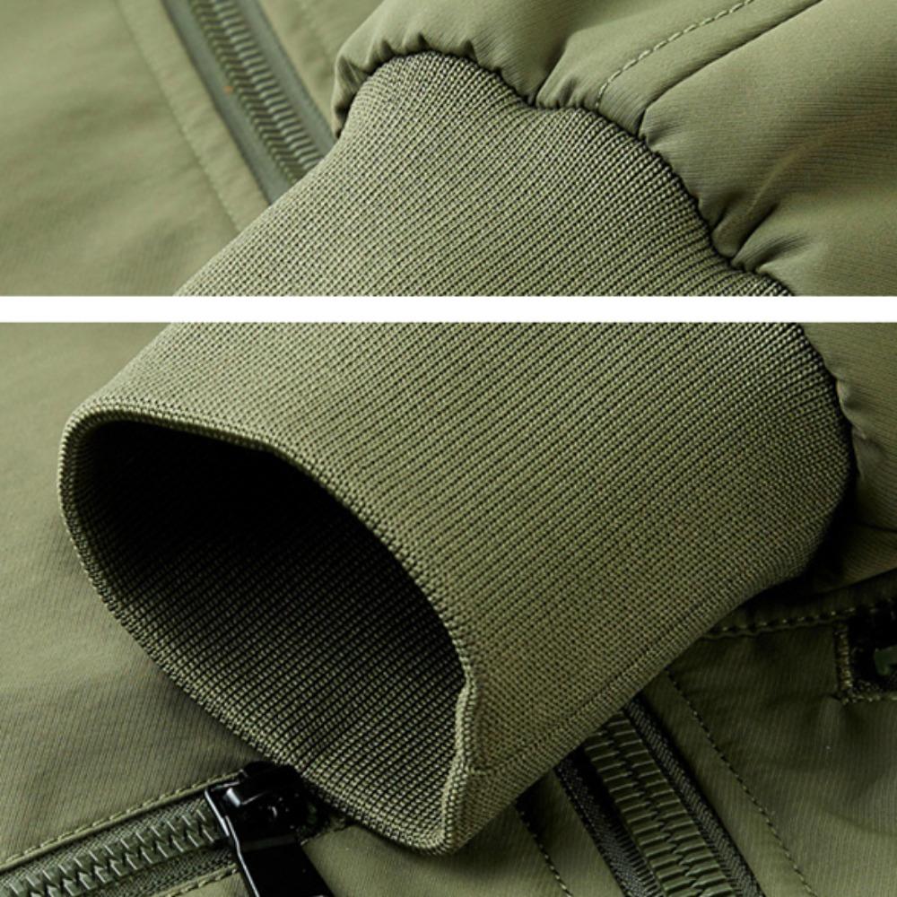 Jesień Nowa Kurtka Baseballowa dla Osób w Średnim i Młodym Wieku Męska Odzież Robocza Cargo Męska Kurtka na Zamek z Wieloma Kieszeniami Styl Podstawowy Odzież Męska