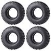 TRZX 1.9" 100mm Rubber Wheel Tire Upgrade Parts for 1/10 Axial SCX10 TRX4 D90 RC Crawler Car (4 Pieces)