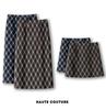 Women's Fashionable Retro Plaid Skirt - Autumn 2025 Style, Petite High Waist, Hip-Hugging Brown Slit Design